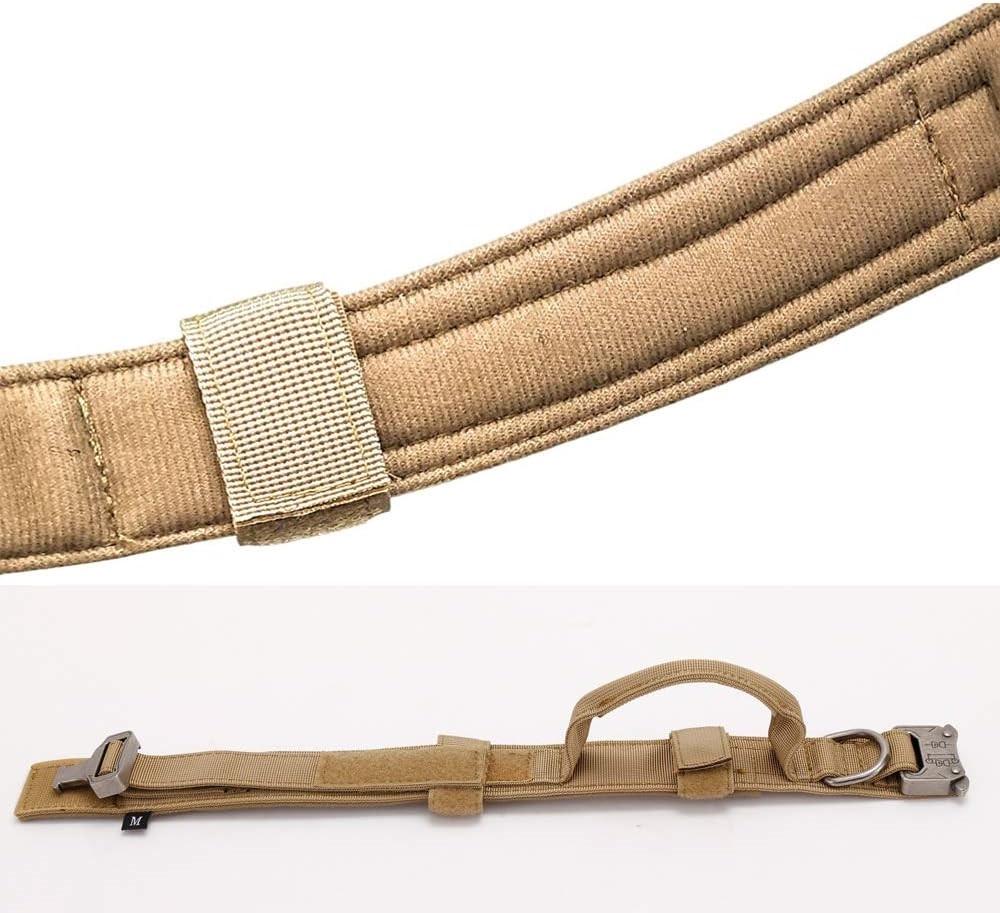 Нашийник для собак Harness нейлоновий з металевою пряжкою-фастекс M 38-47 см Коричневий (2027309091) - фото 6