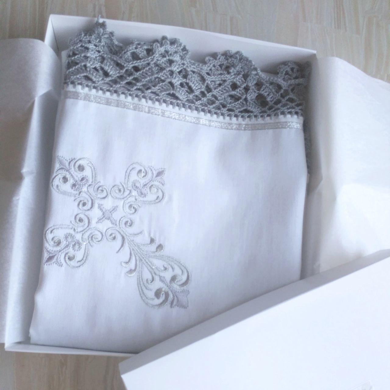 Крыжма крестильная Любовь Богородицы с кружевом (2181654527) - фото 4 Крыжма крестильная Любовь Богородицы с кружевом (2181654527) - фото 4