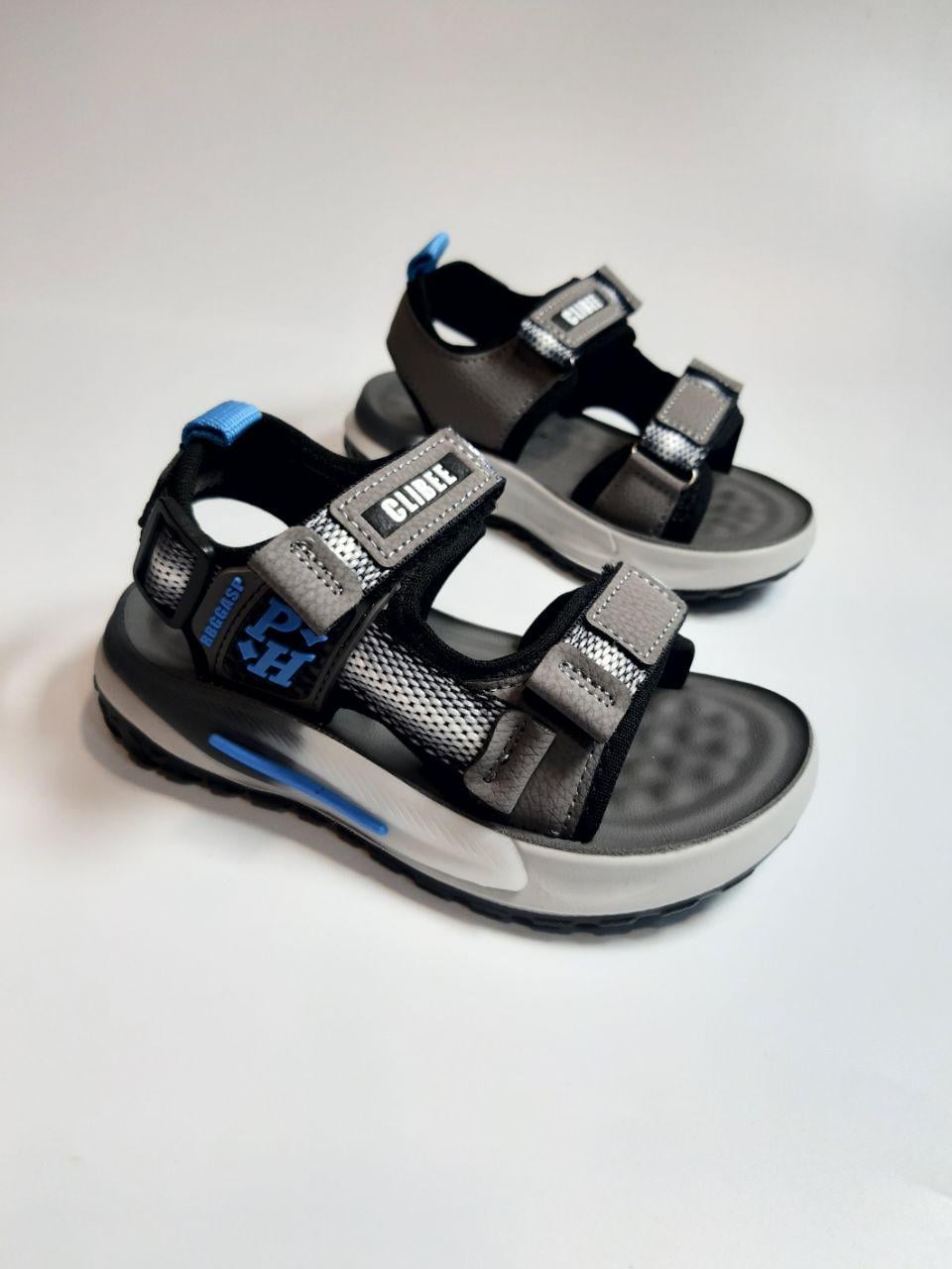Сандали Clibee для мальчика р. 27 17,5 см Серый (2318-3 grey)