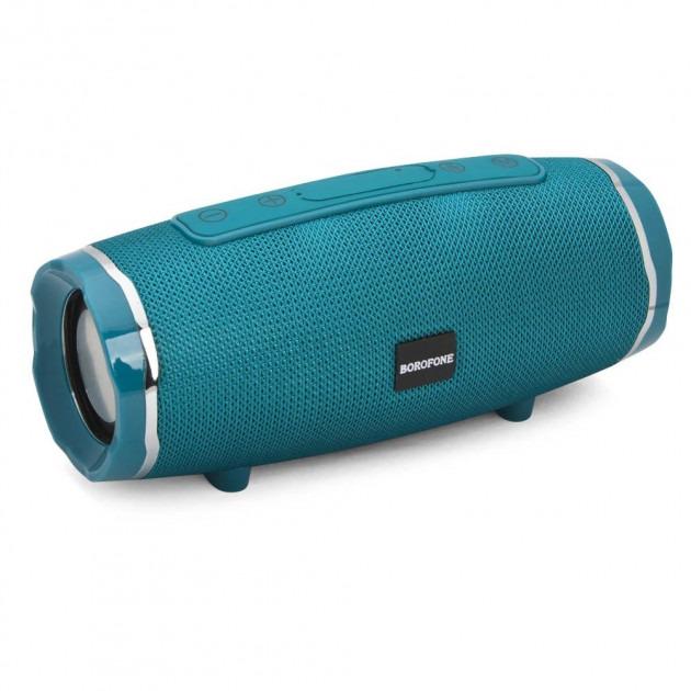 Колонка Borofone rich sound BR3 Bluetooth Speaker Синий павлин (01101028) - фото 2