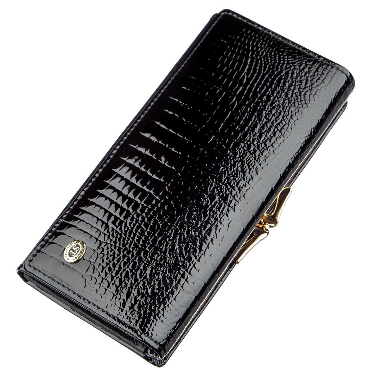 Кошелек женский ST Leather 18910 кожа Черный