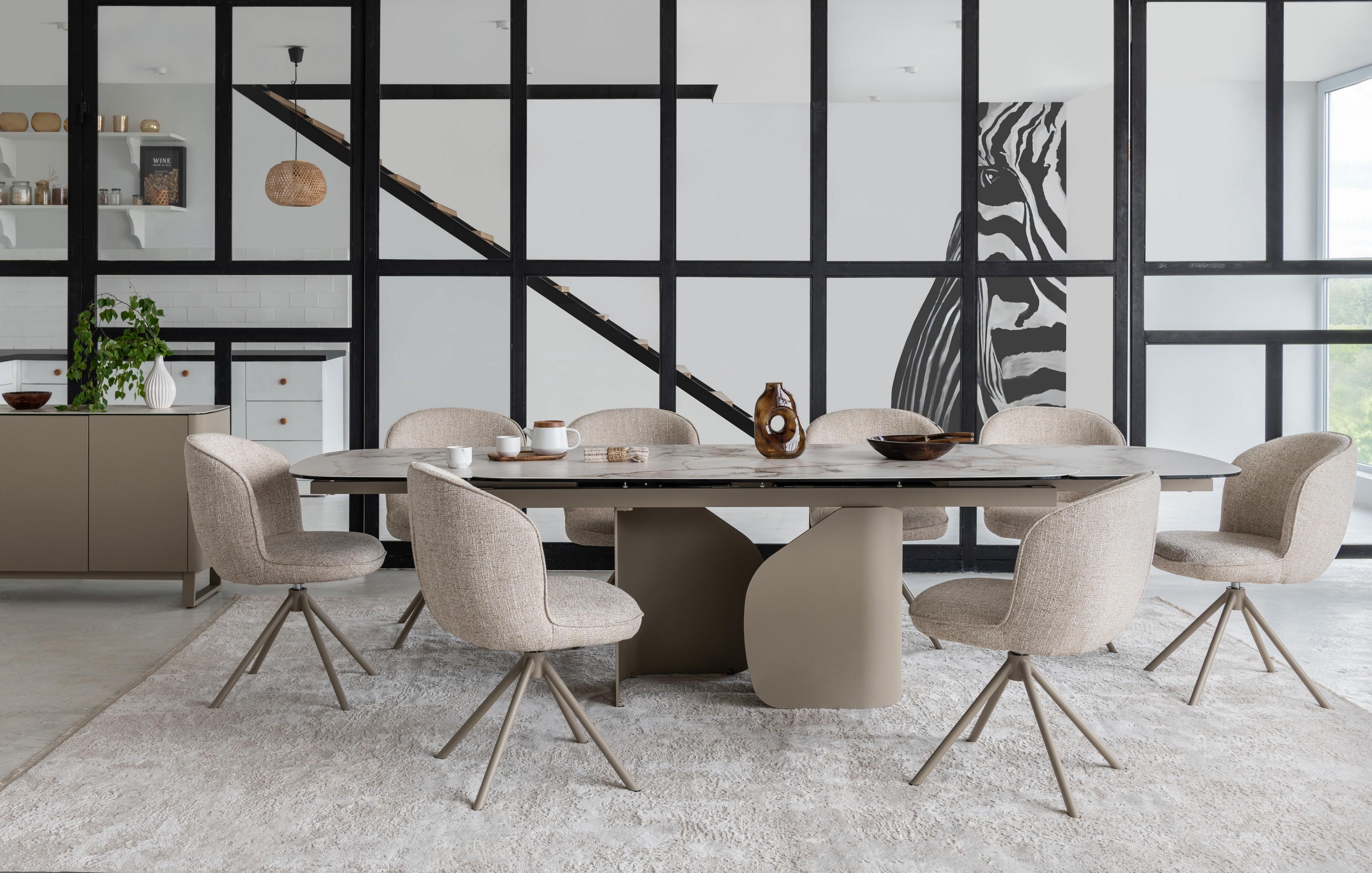 Обідній стіл розсувний Vetro Mebel Крістіано 2000/3000х1000x760 мм Аврора голд/Бежевий (TML-1300) - фото 9 Обідній стіл розсувний Vetro Mebel Крістіано 2000/3000х1000x760 мм Аврора голд/Бежевий (TML-1300) - фото 9