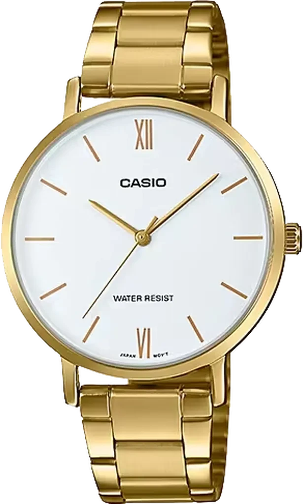 Наручные часы женские Casio Timeless Collection LTP-VT01G-7B со стальным корпусом Белый (3149902561)