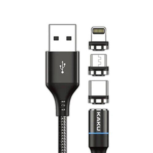 Кабель магнітний USB-microUSB/lightning/Type-C (1707906849)