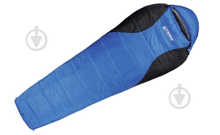 Спальник Terra Incognita Pharaon Evo 400 L синій лівий (TI-01893)