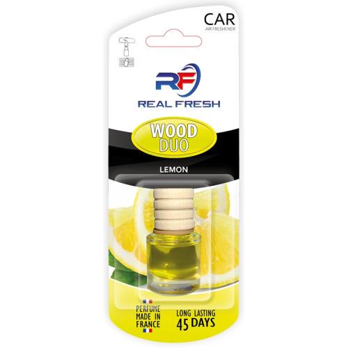 Освіжувач повітря REAL FRESH WOOD DUO Lemon рідкий 5 мл - фото 1