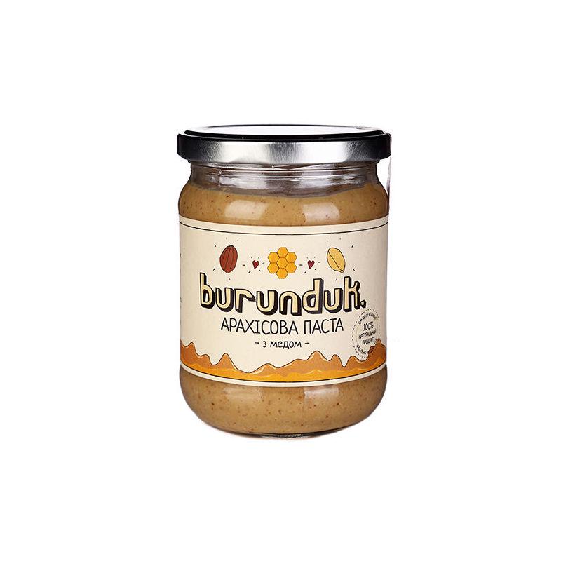 Арахисовая паста с медом Бурундук 450 г (26085739)