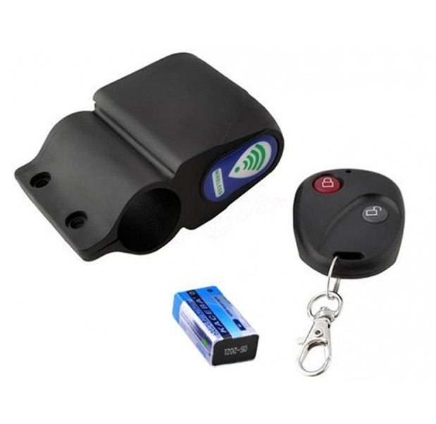 Сигналізація велосипедна з пультом TE-168/SB-262 батарейка 6F22 (37632)