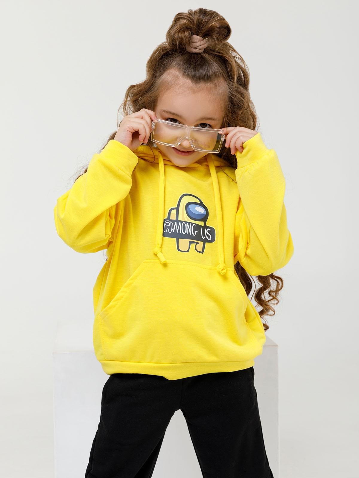 Дитячі толстовки ISSA Plus 116 жовтий CD-422