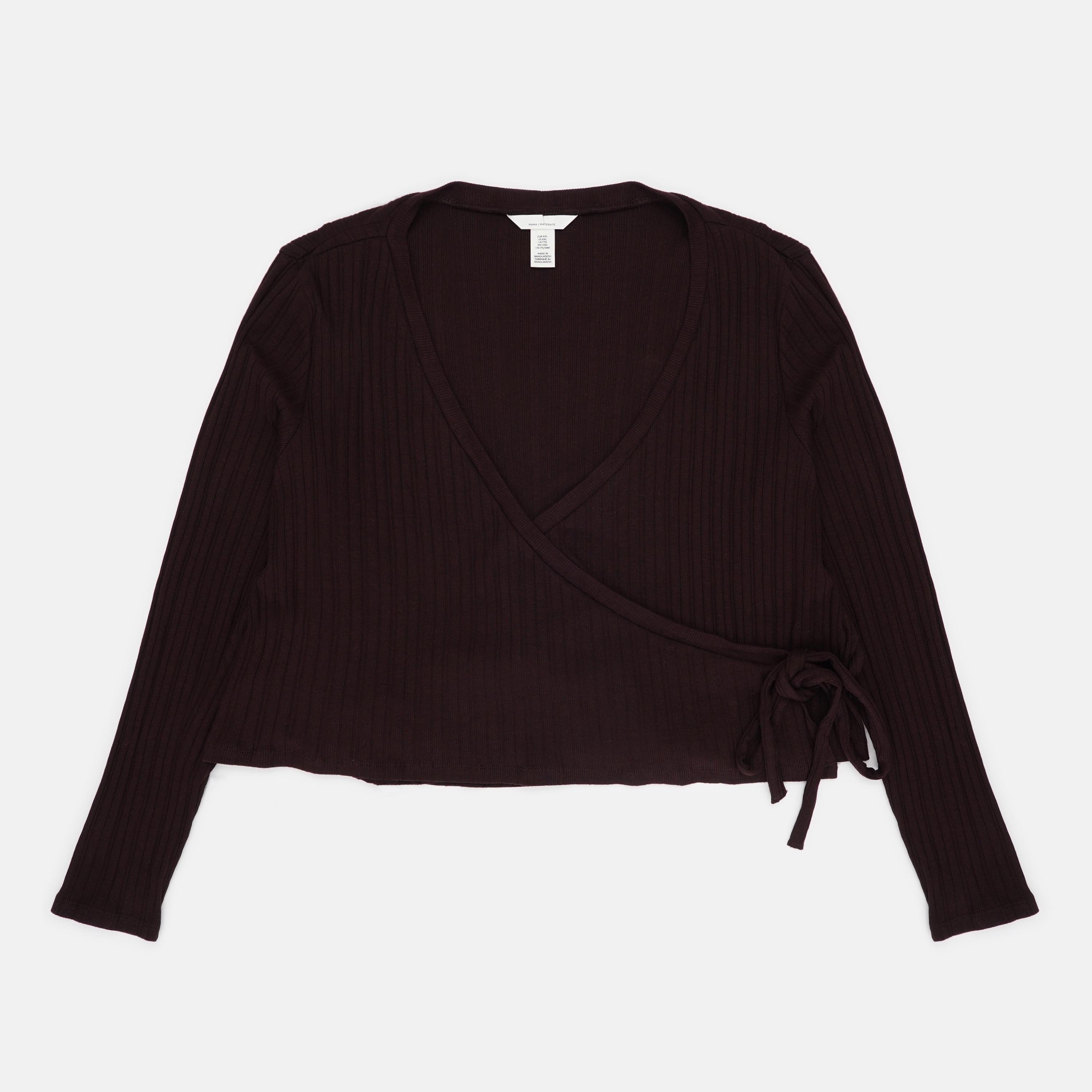 Кардиган для вагітних H&M 2XL Бордовий (X12061088882)