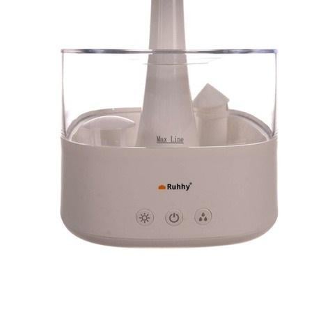 Увлажнитель воздуха ароматический с LED-ночником и эффектом дождя Белый - фото 6