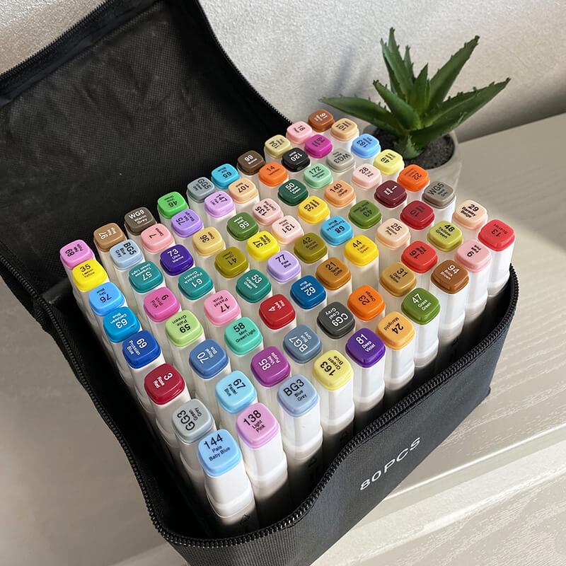 Набор Скетч маркеров Touch KIKYOU двухсторонние 80 шт Набор Скетч маркеров Touch KIKYOU двухсторонние 80 шт