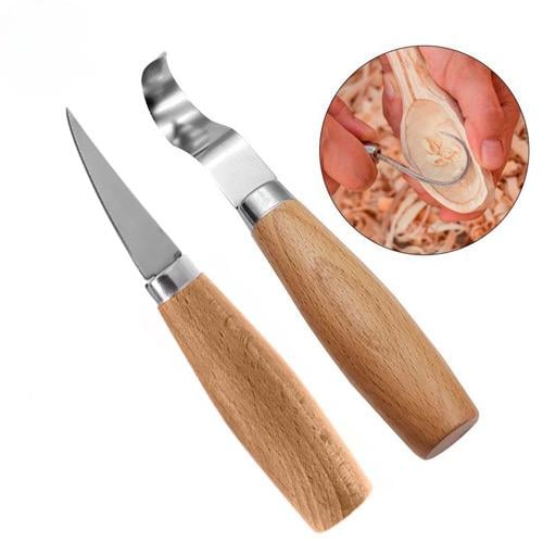 Набор стамесок для резьбы по дереву вырезания ложки 2 шт. (5700) - фото 2 Набор стамесок для резьбы по дереву вырезания ложки 2 шт. (5700) - фото 2