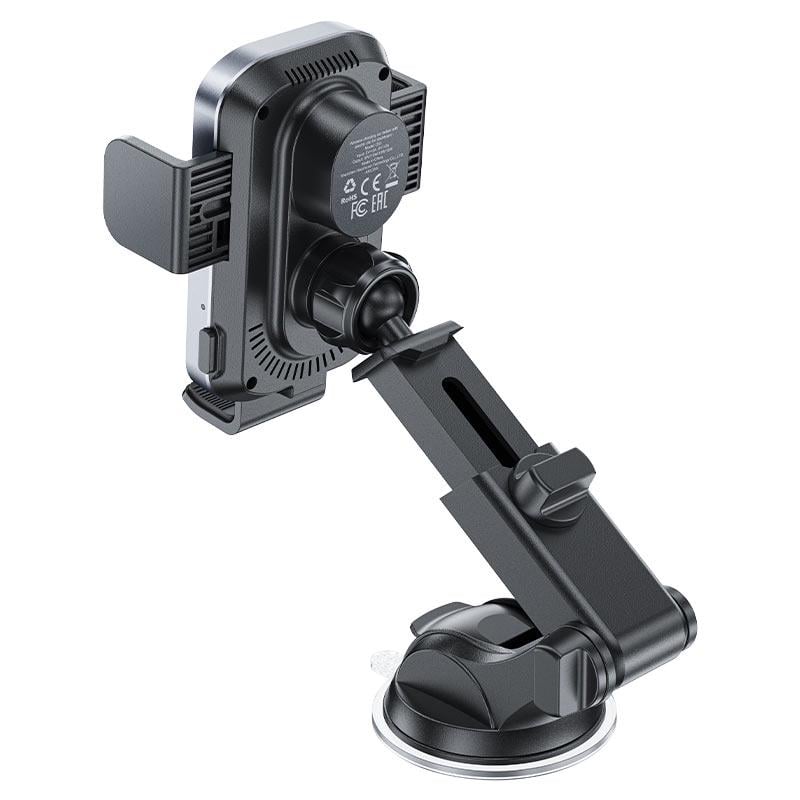 Автодержатель для телефона с БЗП Acefast D53 Wireless charging car holder with electric clamp for dashboard Black (6974316284246) - фото 5 Автодержатель для телефона с БЗП Acefast D53 Wireless charging car holder with electric clamp for dashboard Black (6974316284246) - фото 5