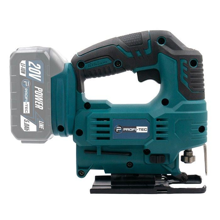 Лобзик аккумуляторный бесщеточный PROFI-TEC PGS2080BL 20V без аккумуляторов и зарядного устройства (005900) - фото 6
