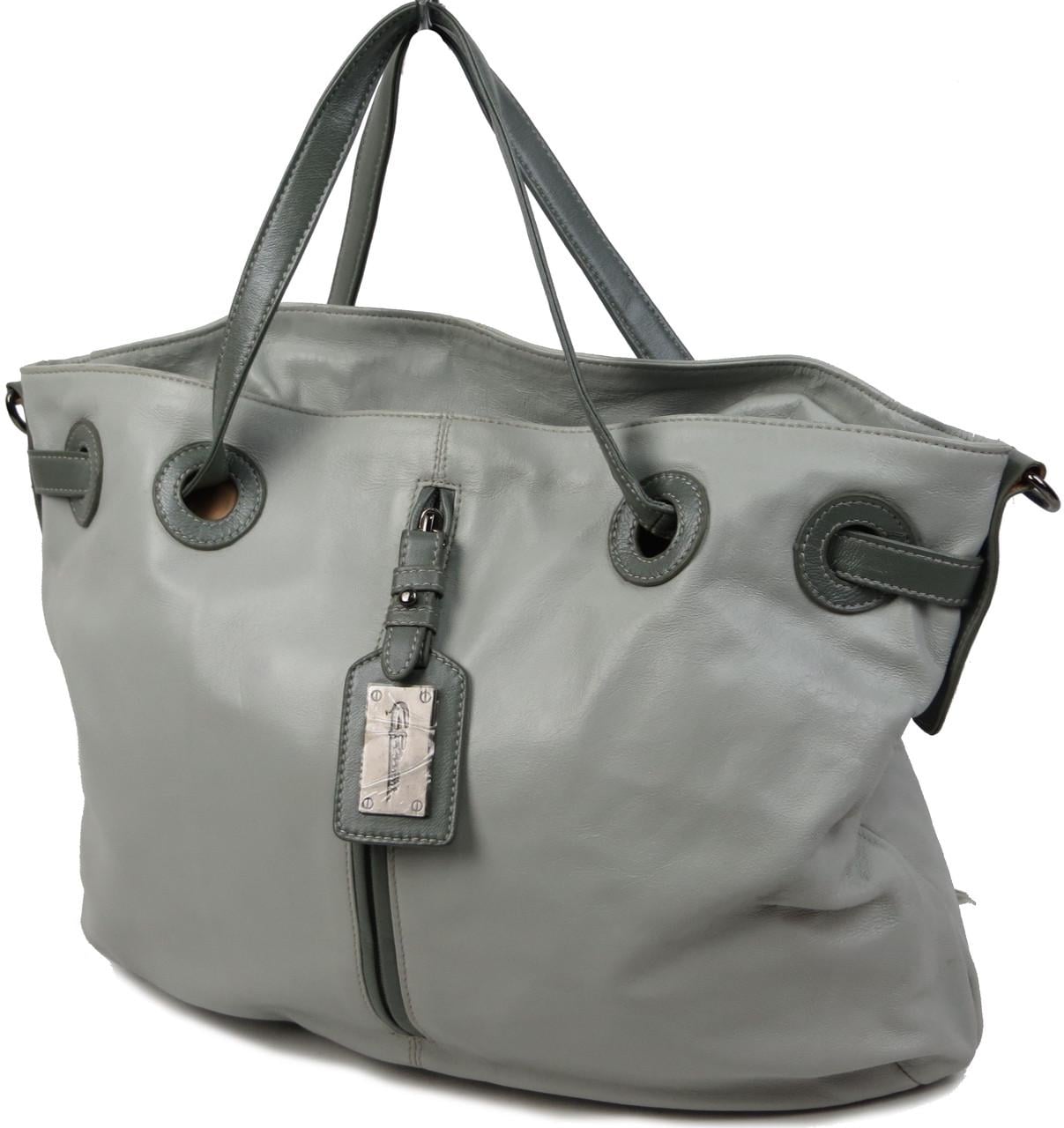 Сумка женская на две ручки из кожи Giorgio Ferretti 31032 Серый Сумка женская на две ручки из кожи Giorgio Ferretti 31032 Серый