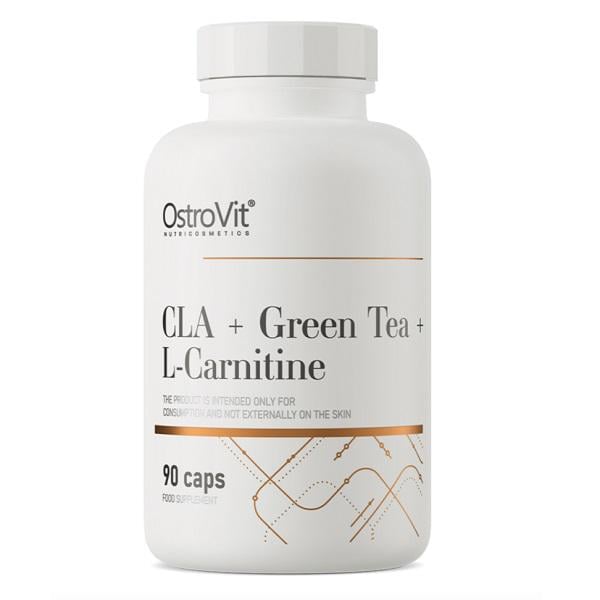 Жиросжигатель OstroVit CLA/GREEN TEA/L-CARNITINE 90 капс. (000003615) - фото 1