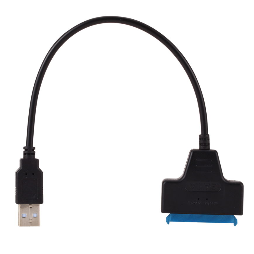 Переходник кабель SUNROZ SATA USB 2.0 для 2,5" HDD/SSD дисков (A48595)