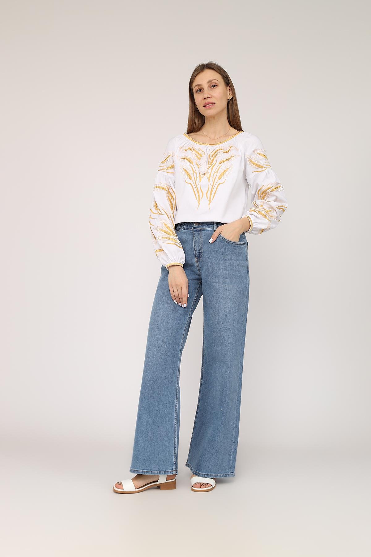 Вышиванка женская ЦБ-00274104 48 см Белый (SKT001057885)