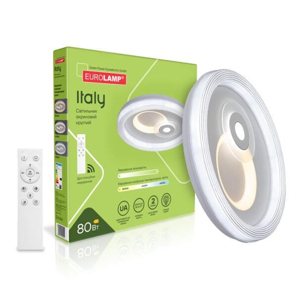 Светильник LED акриловый Eurolamp Italy M5 круглый 80W 3000-6500K (LED-ALR-80-M5)