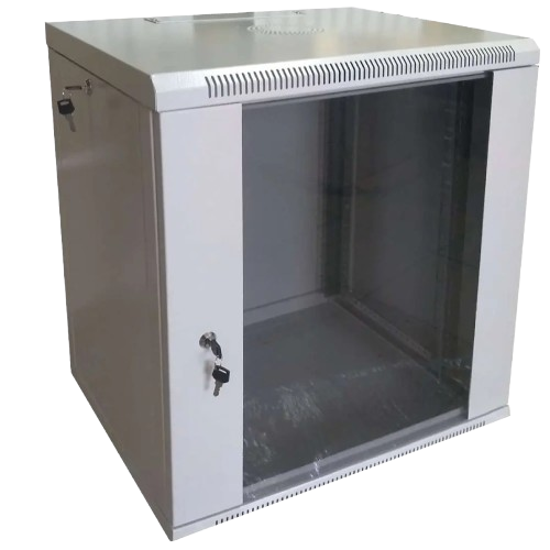 Шкаф серверный коммутационный Hypernet WMNC66-12U-FLAT со стеклом 12U 600x600 мм Grey (33352726)