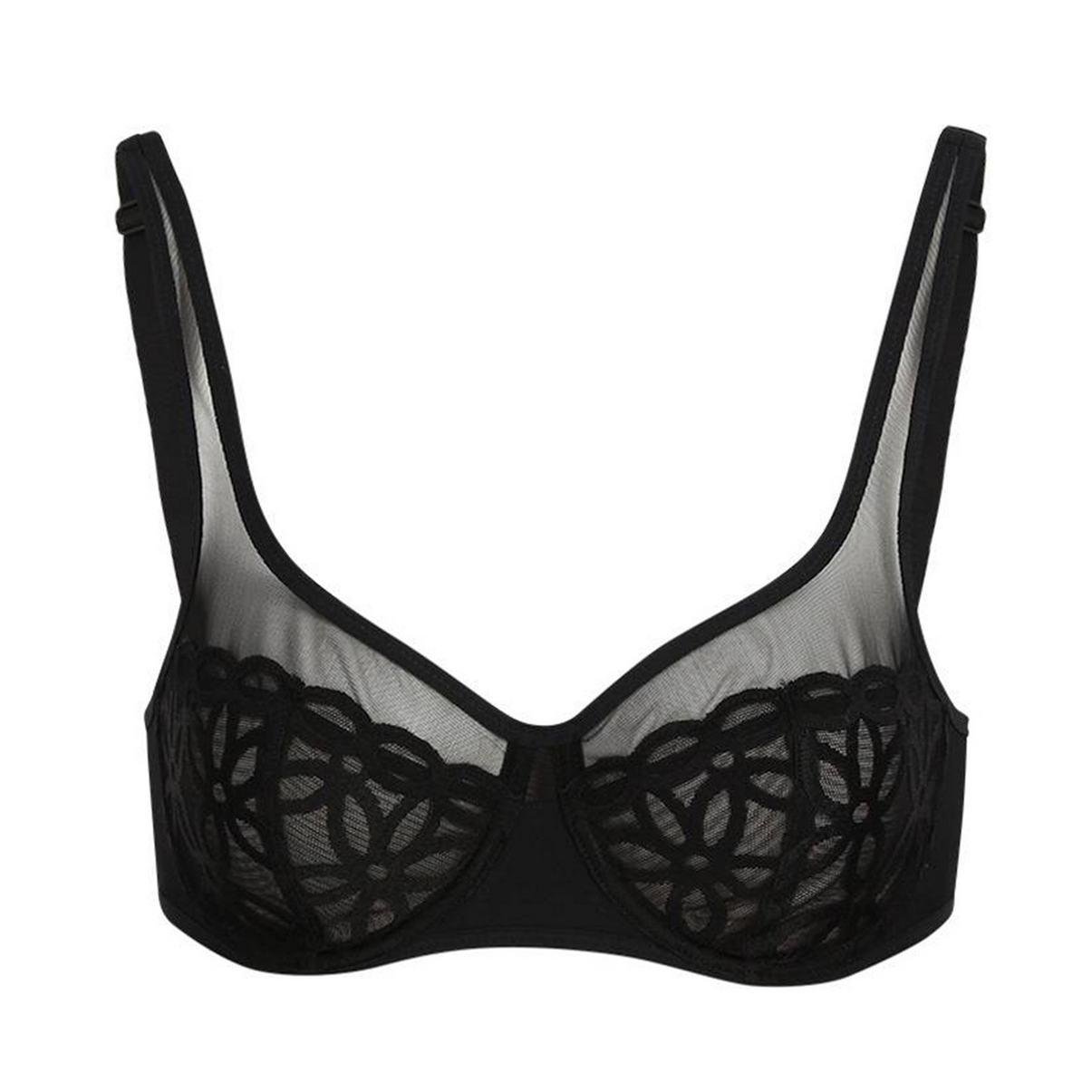 Бюстгальтер классический на косточках DIM Generous Mod C90 Черный