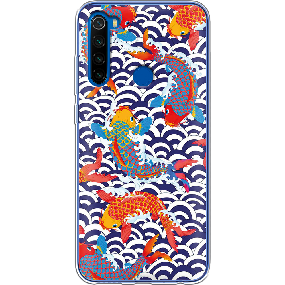 Чехол Boxface Xiaomi Redmi Note 8T Koi Fish Прозрачный силикон (38532-up2477-38532)