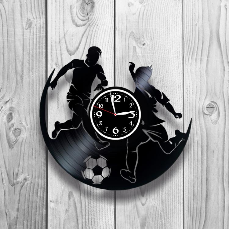 Часы настенные Футбол 0211 из виниловой пластинки