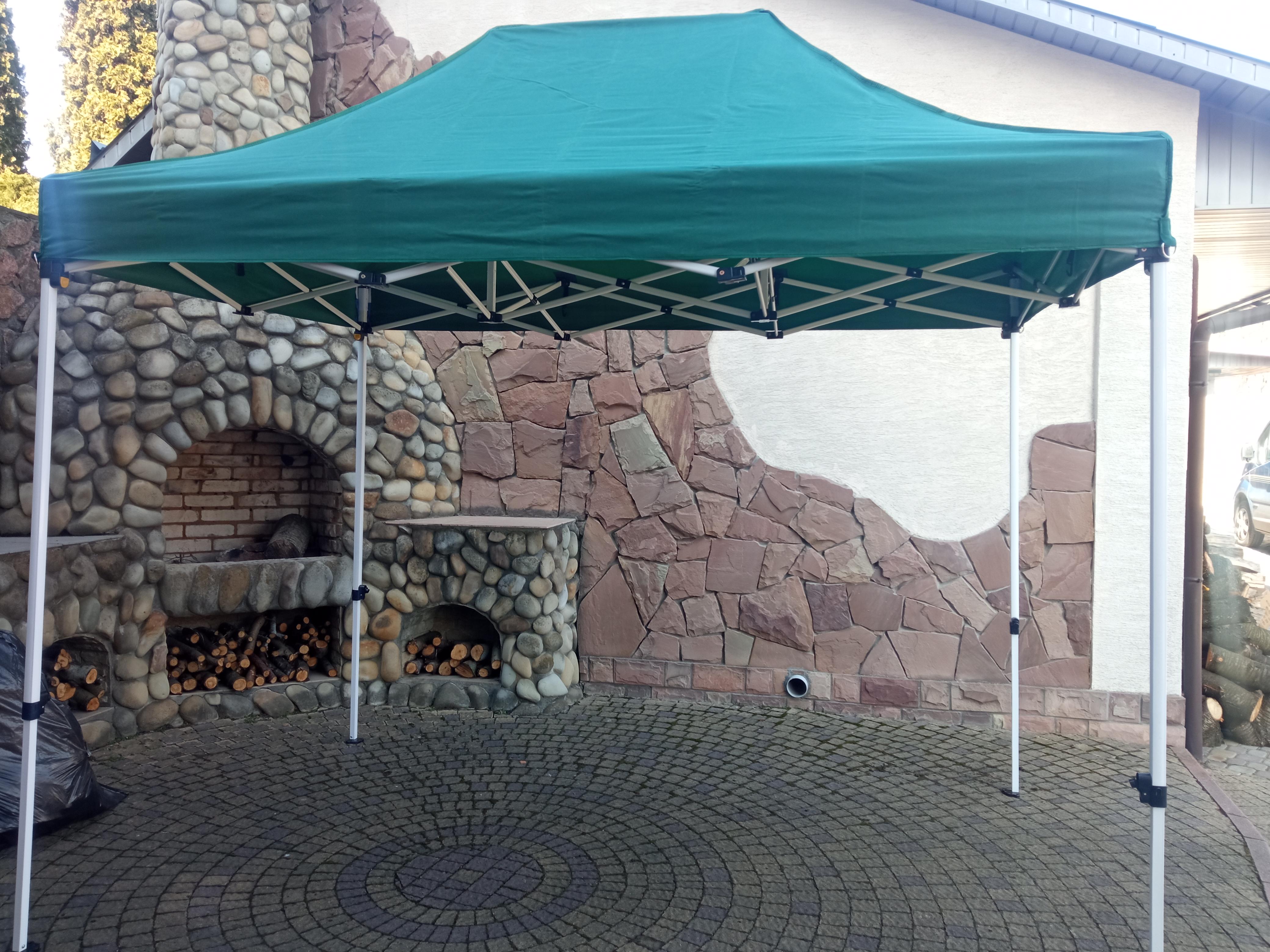 Намет розсувний посилений 3х2 м Зелений