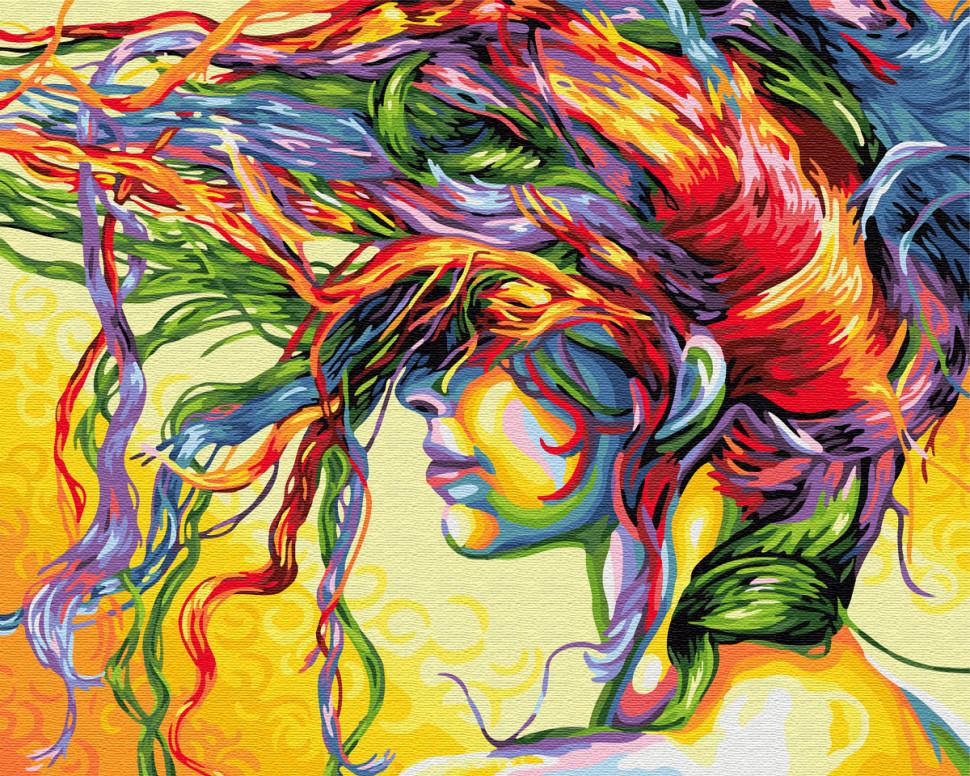 Картина по номерам Brushme Девушка Арт (GX28421)