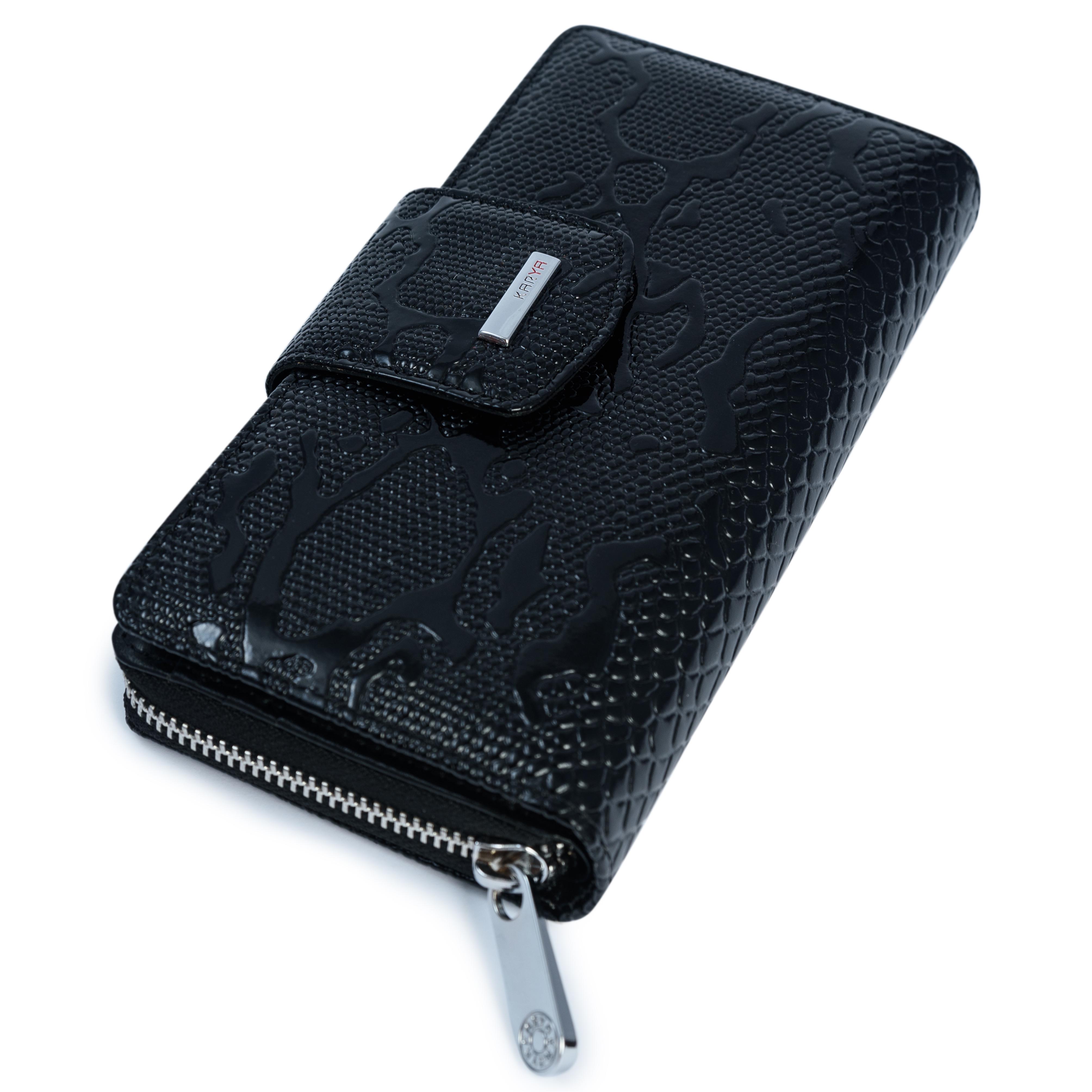 Портмоне жіноче Karya 17181 шкіряне Чорний