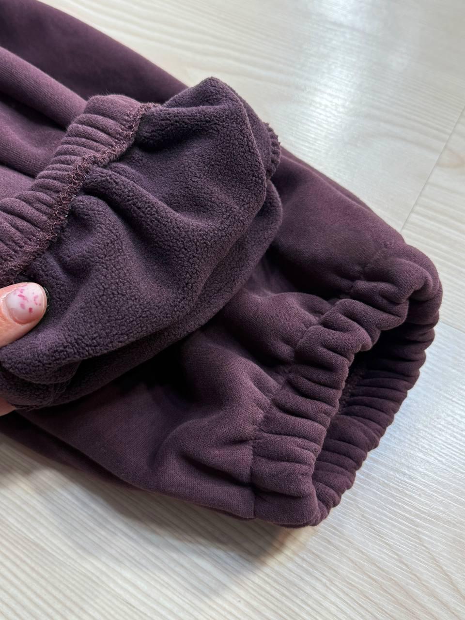 Костюм женский Joy One 80990 утепленный на флисе худи с брюками XL Бордовый (5952) - фото 9 Костюм женский Joy One 80990 утепленный на флисе худи с брюками XL Бордовый (5952) - фото 9