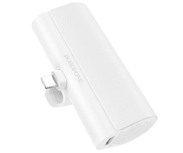 Батарея портативная Borofone BJ35 Pocket iP 5000mAh White Батарея портативная Borofone BJ35 Pocket iP 5000mAh White