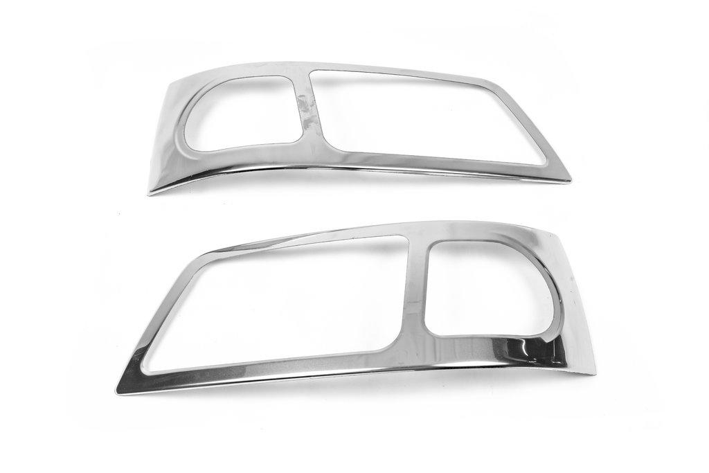 Накладки на передние фары Carmos для Volkswagen T5 Caravelle 2004-2010 гг. нержавеющая сталь Хром
