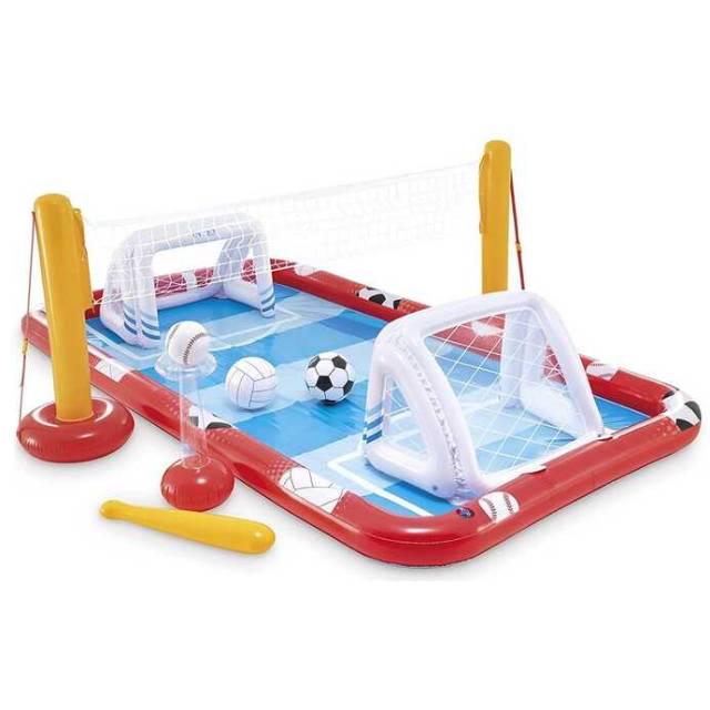Бассейн надувной/игровой центр Intex 325х267х102 см 470 л Blue/Red (114735)