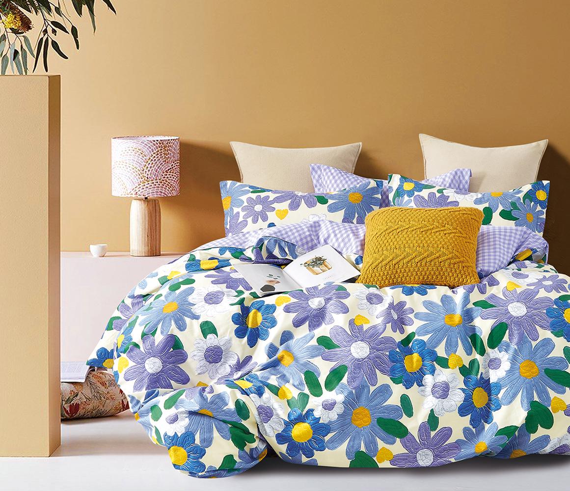 Комплект постельного белья Love You евро сатин LFS15019 (32049)