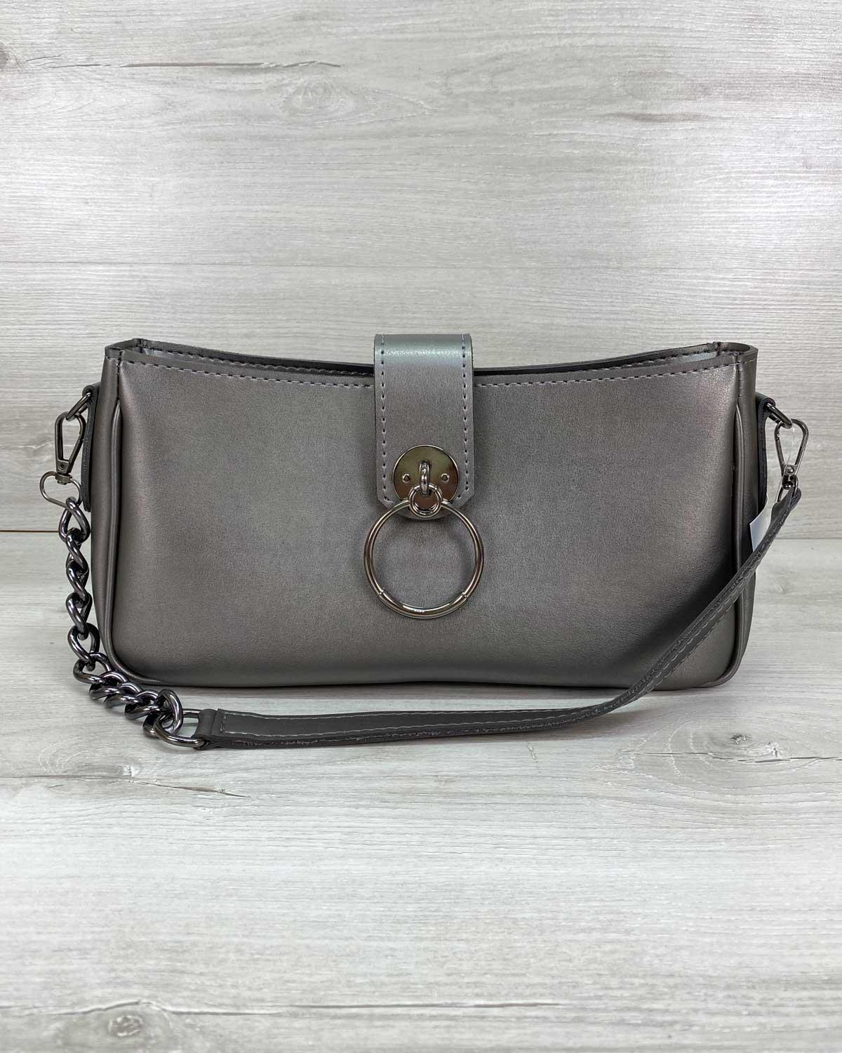 Сумка женская Welassie кросс-боди экокожа Металлик (wel-63001)