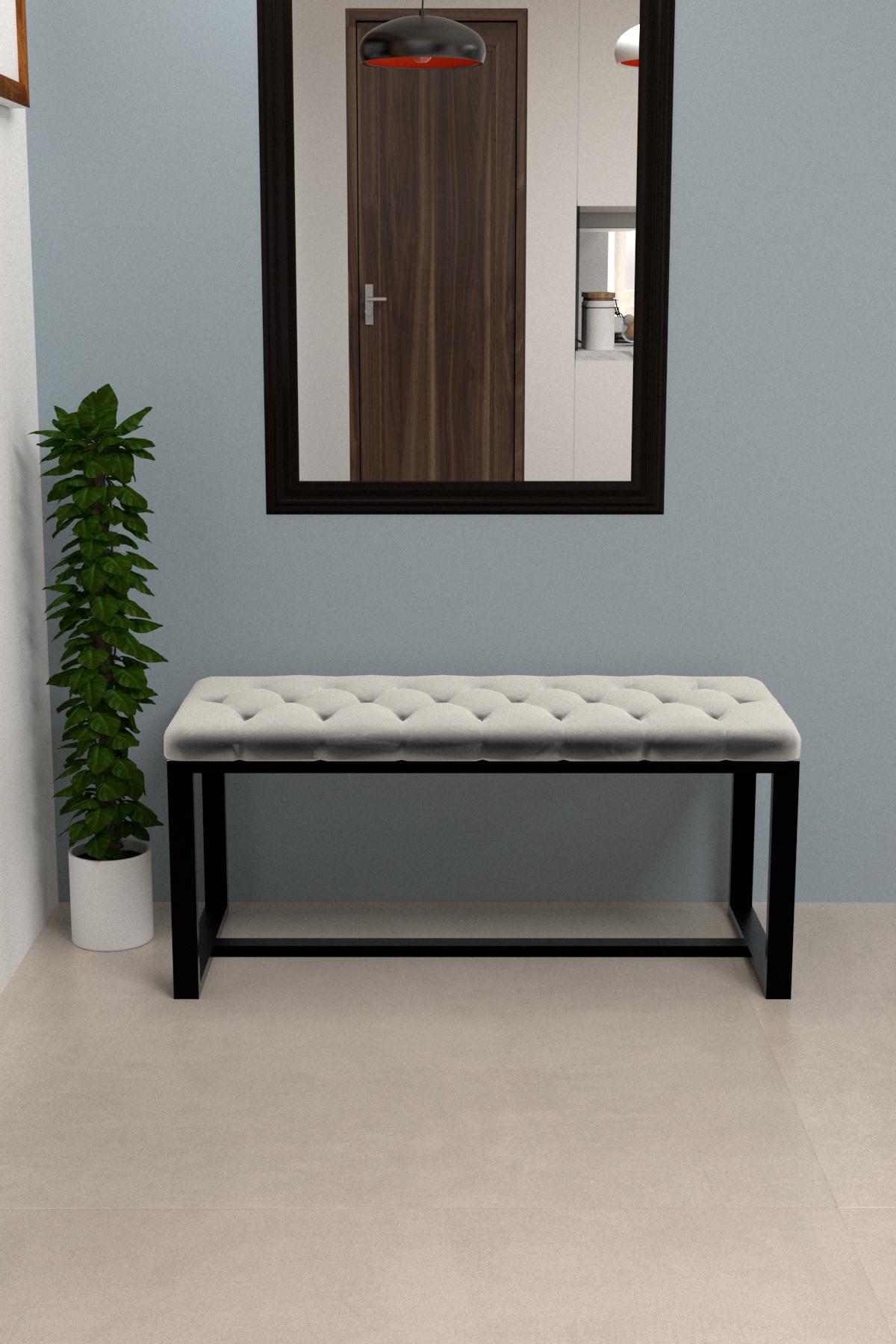 Банкетка EcoLoft Ориста PU-1234 Серый (27815424)