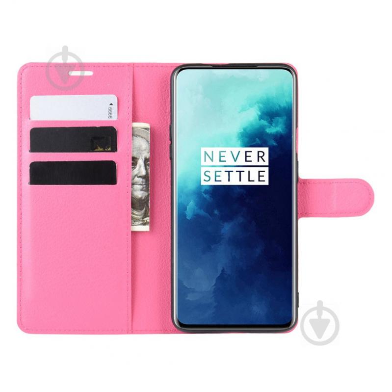 Чохол-книжка Litchie Wallet для OnePlus 7T Pro Rose (hub_ImCa73966) - фото 5