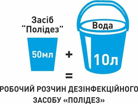 Дезинфицирующее средство Полидез  500 мл - фото 2