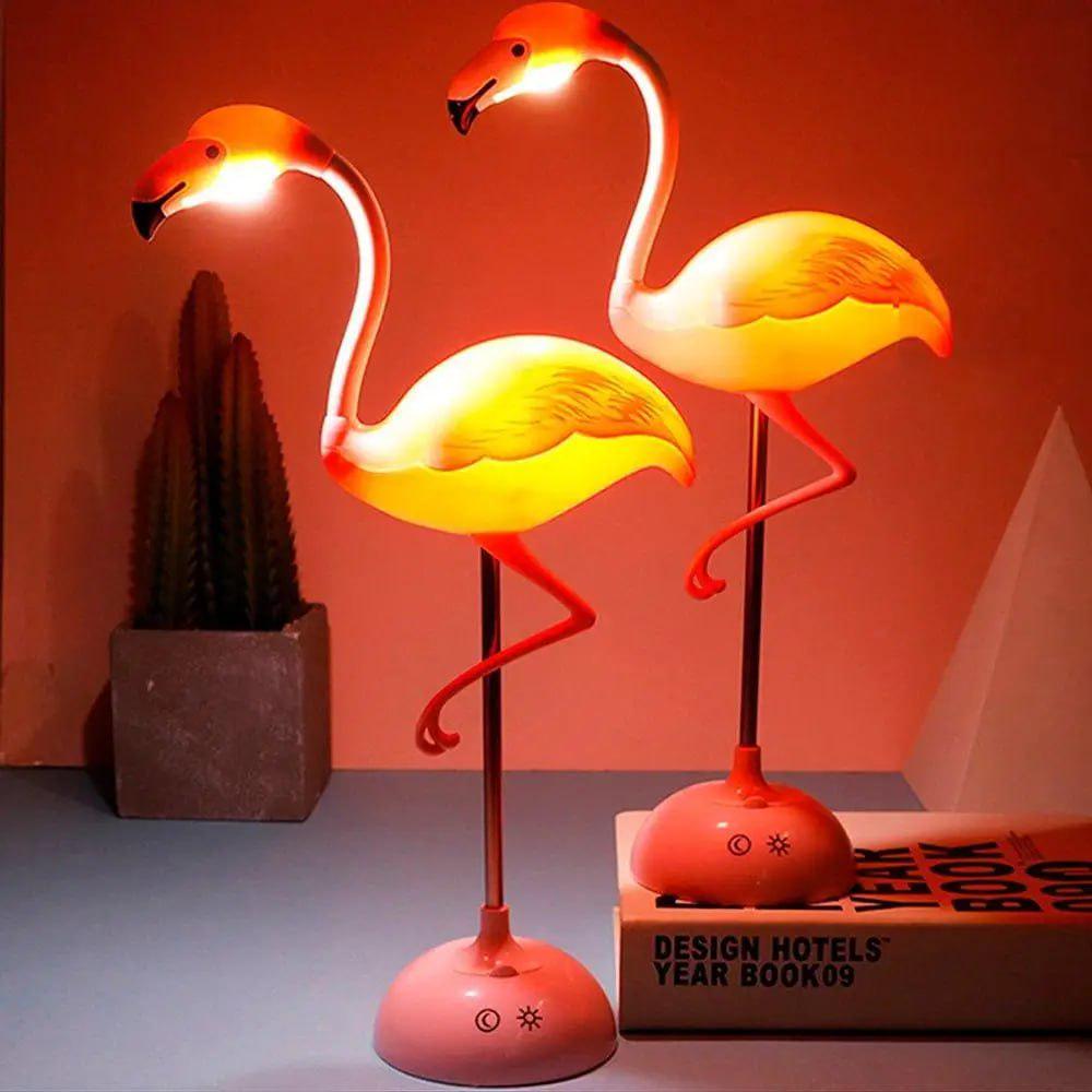 Cветильник-ночник LED Фламинго с функцией Powebank Розовый (2412) - фото 5 Cветильник-ночник LED Фламинго с функцией Powebank Розовый (2412) - фото 5