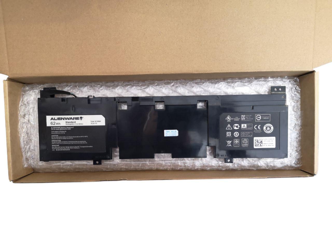 Акумулятор для DELL Alienware 13 R2/ECHO 13/P56G/3V806/3V8O6/N1WM4/02P9KD 4130 mAh 62Wh 15,2V Type-B (000013178)