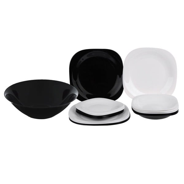 Столовий сервіз Luminarc Carine Black and White (N1491) 19 пр. Столовий сервіз Luminarc Carine Black and White (N1491) 19 пр.