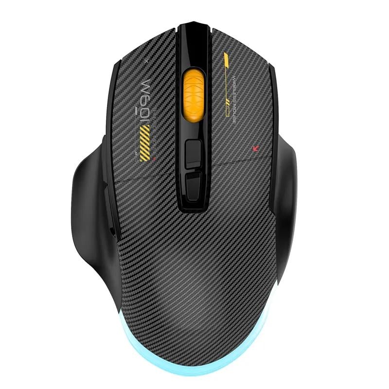 Компьютерная мышь MiKESPN W601 беспроводная бесшумная с аккумулятором и подсветкой 2,4G Bluetooth Black Компьютерная мышь MiKESPN W601 беспроводная бесшумная с аккумулятором и подсветкой 2,4G Bluetooth Black