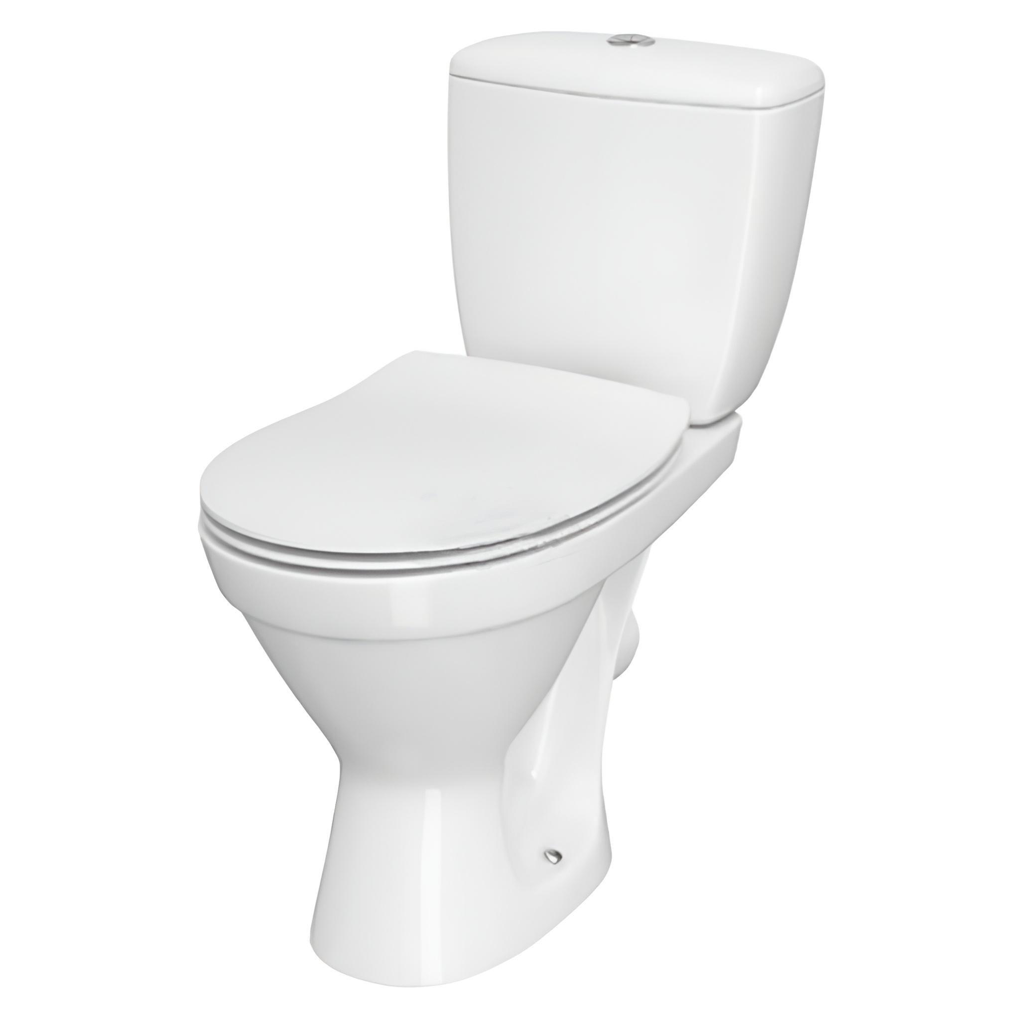 Унітаз-компакт Cersanit 705 CERSANIA SIMPLEON 011 TS DELFI/MODUO CLEAN ON з кришкою дюропласт та ліфтом 3/6 л (000020523)