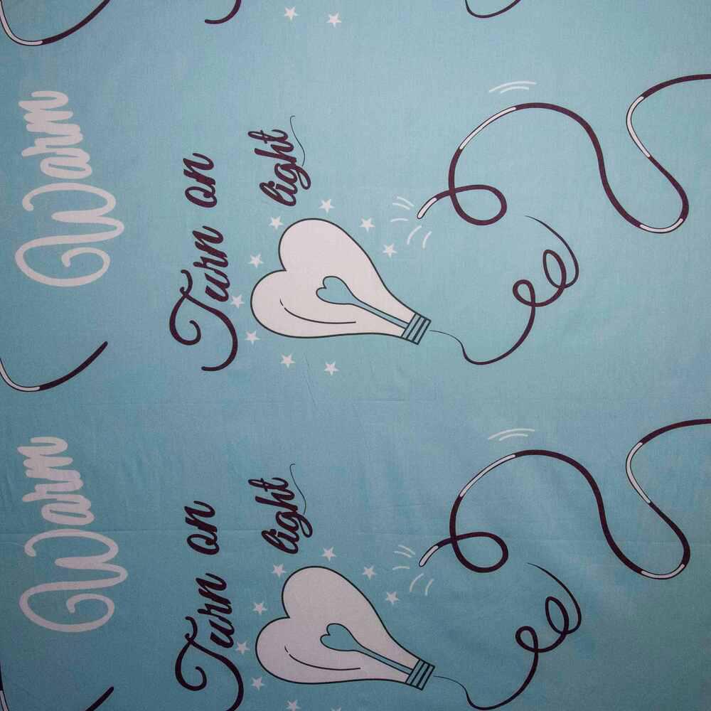 Ткань хлопок сатин S-116B Warm Мятный (18910)