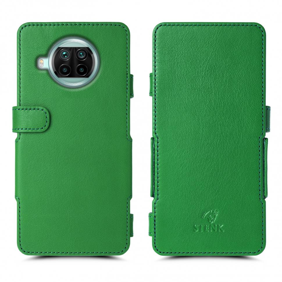 Чехол книжка Stenk Prime для Xiaomi Mi 10T Lite Зеленый (68821)