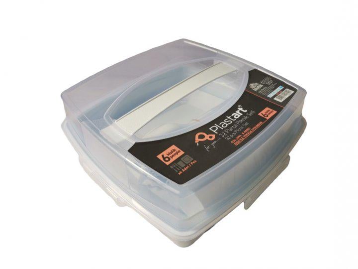 Набор для пикника на 6 персон 32 предмета Белый (11-12-SP-1802) Набор для пикника на 6 персон 32 предмета Белый (11-12-SP-1802)