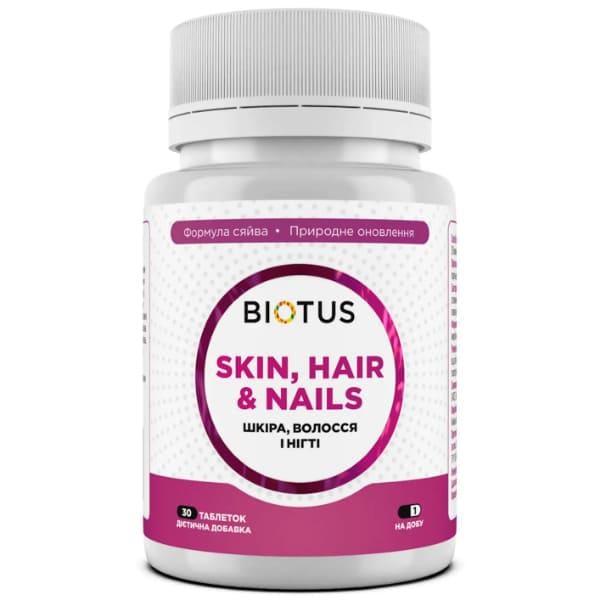 Комплекс для кожи/волос/ногтей Biotus Skin Hair & Nails 30 таб. (000027304)