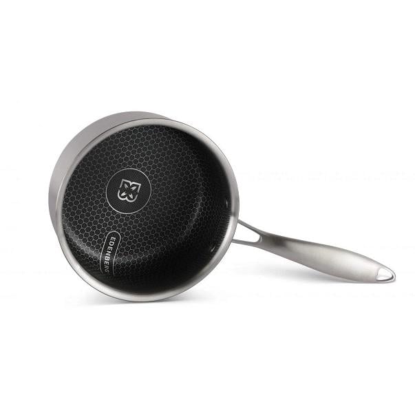 Ківш-сотейник Edenberg EB-17002 з нержавіючої сталі з антипригарним покриттям тефлоновим 2,3 л 18x9 см (15463125) - фото 4 Ківш-сотейник Edenberg EB-17002 з нержавіючої сталі з антипригарним покриттям тефлоновим 2,3 л 18x9 см (15463125) - фото 4